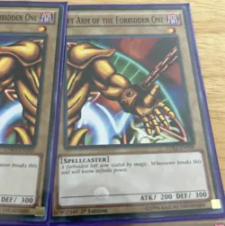 Exodia the Forbidden One Complete 1st Edition Set LDK2-ENY04-08 1996 Card Lot - Image 4