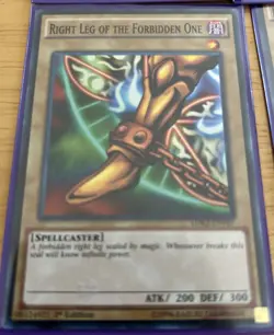 Exodia the Forbidden One Complete 1st Edition Set LDK2-ENY04-08 1996 Card Lot - Image 5