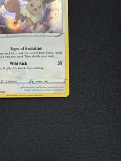 Eevee SWSH042 - Pokemon Sword & Shield Black Star Promo Card - NM - Image 3