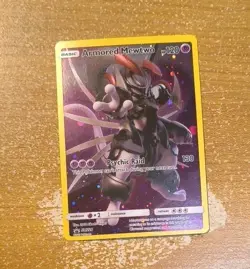 Armored Mewtwo SM228 Full Art Holo Collector's Chest Promo 2019 Pokemon Card - Image 1