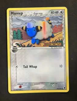 Pokemon Mareep Delta Species 54 Rev Holo - Stamped Dragon Frontiers - NM / MT - Image 2
