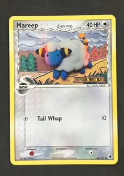 Pokemon Mareep Delta Species 54 Rev Holo - Stamped Dragon Frontiers - NM / MT - Image 4