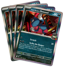 x4 Team Rocket's Sneasel (Holo) - 128/182 - Destined Rivals - NM/M - Pokemon - Image 1