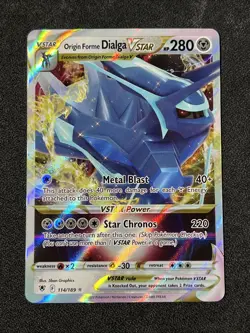 Origin Forme Dialga VSTAR - 114/189 - Ultra Rare Astral Radiance Pokemon NM - Image 1