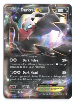 Pokemon Darkrai EX Holo Ultra Rare XY BREAKpoint 74/122 - Image 1