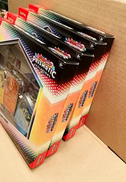 4X Pokemon TCG Prismatic Evolutions Poster Collection Box Free Shipping - Image 2