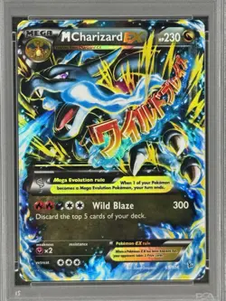 2014 Pokemon XY M Charizard EX Flashfire #69 NM PSA 7 - Image 2