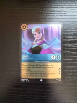 Disney Lorcana Whispers in the Well - Anna - Making Snow Plans - Cold Foil #139 - Image 1