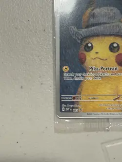 Pikachu with Grey Felt Hat Van Gogh SVP085 2023 Promo Pokemon TCG - Sealed - Image 3