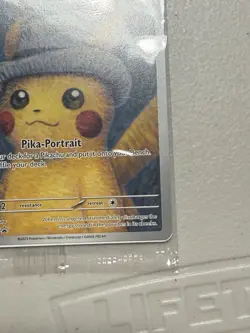 Pikachu with Grey Felt Hat Van Gogh SVP085 2023 Promo Pokemon TCG - Sealed - Image 4