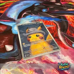 Pokemon TCG Pikachu With Grey Felt Hat Van Gogh Full Art Promo SVP #085- Sealed - Image 2