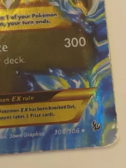 M Charizard EX Flashfire 2014 XY Rare Mega Holo Pokemon 108/106 Lightly Played - Image 2