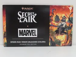 2025 MTG Secret Lair x Marvel Spider-Man Venom Unleashed Colors Rainbow Foil Box - Image 1