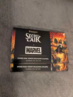 MTG Secret Lair x Marvel's Spider Man: Venom Unleashed COLORS [FOIL] (SEALED) - Image 1