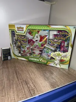 Pokemon TCG: Shaymin V Star Premium Collection Box New Factory Sealed 8 Boosters - Image 3