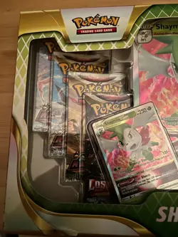 Pokemon TCG: Shaymin V Star Premium Collection Box New Factory Sealed 8 Boosters - Image 4