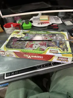 Pokemon TCG: Shaymin V Star Premium Collection Box New Factory Sealed 8 Boosters - Image 5