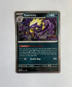 Pokemon Card Toxtricity 017 Stamped Black Star Promo Phantasmal Flames - Image 2