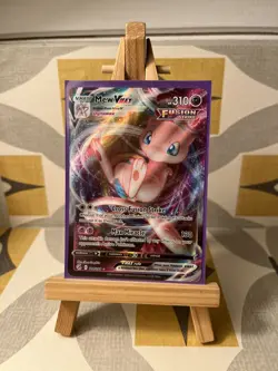 Pokemon TCG Fusion Strike Mew VMAX Card 114/264 Near Mint Condition - Image 1