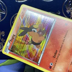Tepig - BW02 - Pokemon Black & White Promo Ultra Rare Holo Card NM - Image 3