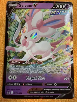 Sylveon V Promo SWSH: Sword & Shield Promo Cards SWSH202 NM - Image 1
