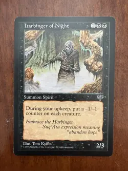 Magic: The Gathering Harbinger of Night Mirage Rare - Image 1