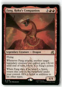Fang Rokus Companion MTG Avatar The Last Airbender Jumpstart NM - Image 1
