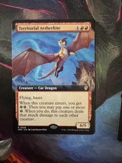 x1 Territorial Aetherkite - Extended Art R MTG Commander: Aetherdrift M/NM, Engl - Image 1