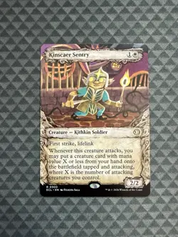 MTG Kinscaer Sentry #0300 Showcase Rare Lorwyn Eclipsed (ECL) - Image 1