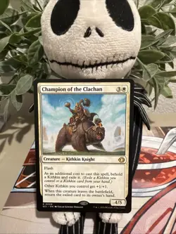 MTG Champion of The Clachan From The Lorwyn Eclipsed Regular Rare NM - Image 1