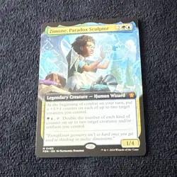 Zimone, Paradox Sculptor (Extended Art) Foundations Regular Near Mint 483 - Image 1