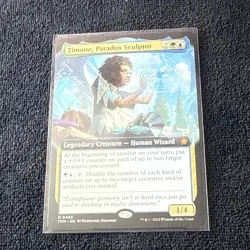 Zimone, Paradox Sculptor (Extended Art) Foundations Regular Near Mint 483 - Image 3