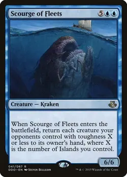 Scourge of Fleets 41 MTG NM - Duel Decks: Elspeth vs. Kiora - Image 1