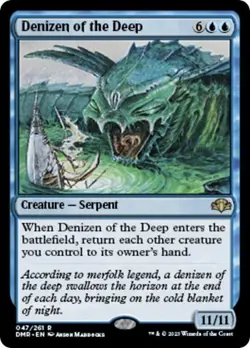 Denizen of the Deep 47 MTG NM - Dominaria Remastered - Image 1