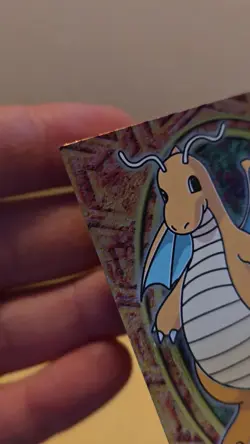 1999 Topps Pokemon TCG Dragonite #149 Movie Edition E12 of 12 Foil Blue Label - Image 2