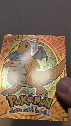 1999 Topps Pokemon TCG Dragonite #149 Movie Edition E12 of 12 Foil Blue Label - Image 4