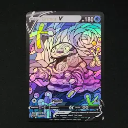 Pokemon Grimer Stain Glass Holo Read Description - Image 1