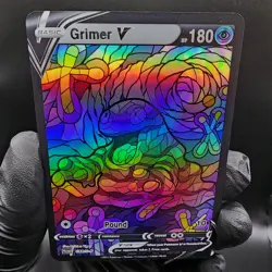 Pokemon Grimer Stain Glass Holo Read Description - Image 2