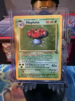 Vileplume 15/64 Jungle Holo Pokemon TCG WOTC Vintage LP - Image 1
