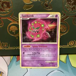 Pokemon TGC Spiritomb 10/102 Triumphant Holo Rare HeartGold SoulSilver 2010 NM - Image 1