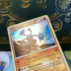 Pokemon TCG - Hitmontop (5/123) - Heart Gold Soul Silver - Vintage Holo - NM - Image 2
