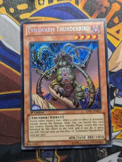 Evilswarm Thunderbird - HA07-EN051 - Secret Rare - 1st Edition YuGiOh TCG Card - Image 1