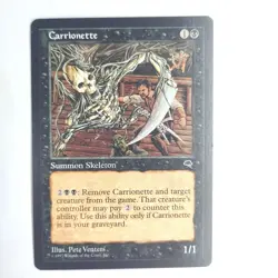 Carrionette NM Tempest Rare English 1997 MTG - Image 1
