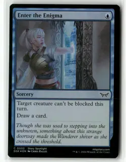 Enter the Enigma 54 Foil MTG Duskmourn Magic - Image 1