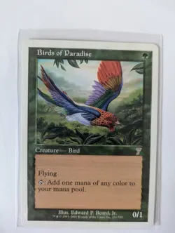 Birds of Paradise 7th Edition MTG NM Free Shippinng with tracking - Image 1