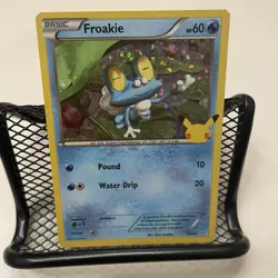 Pokemon TCG Froakie 22/25 Holo Card McDonald’s 25th Anniversary Promo - Image 1