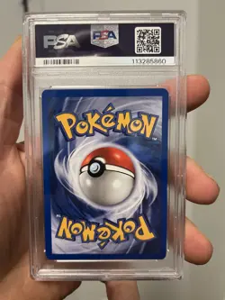 2000 Pokemon PSA 7 1st Edition Meganium Holo Neo Genesis #11 - Image 2