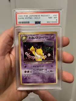1997 Pokemon PSA 8 Dark Hypno Holo Japanese Holo #97 - Image 1