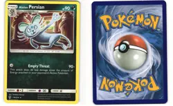 Alolan Persian Rare Pokemon TCG Lost Thunder 119/214 LP - Image 3