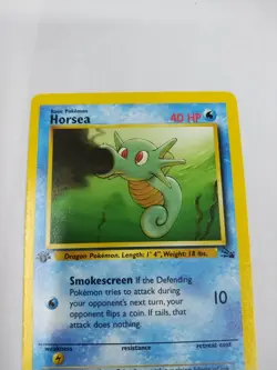 MINT Pokemon TCG Horsea 49/62 1st Edition Common Fossil WOTC - Image 2
